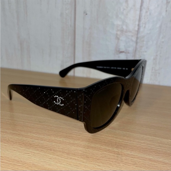 Chanel 5421 B Swarovski Crystal Sunglasses Accessories